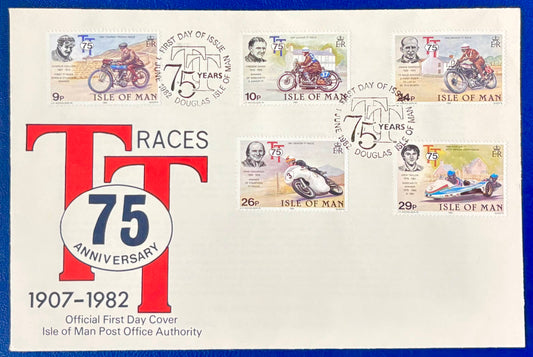 50 Jahre TT Races Erstagsbrief