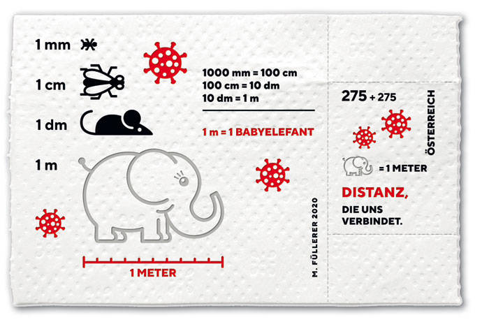Österreich -Die erste Klopapier-Briefmarke der Welt - Block postfrisch