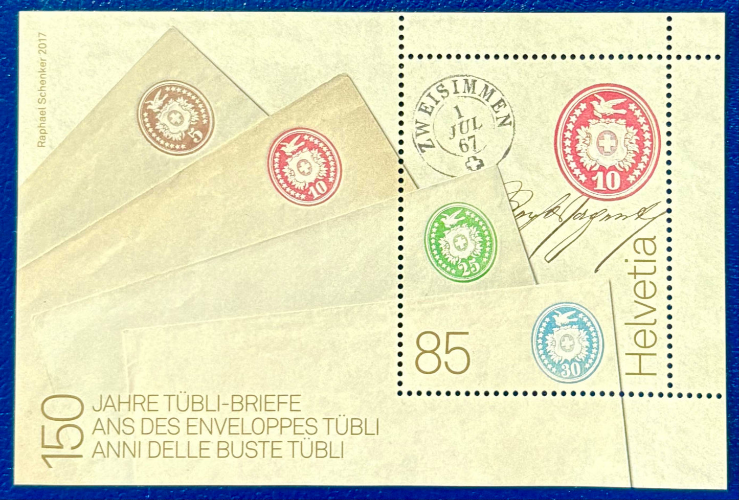 Schweiz Block 66 – 150 Jahre Tüblibriefe
