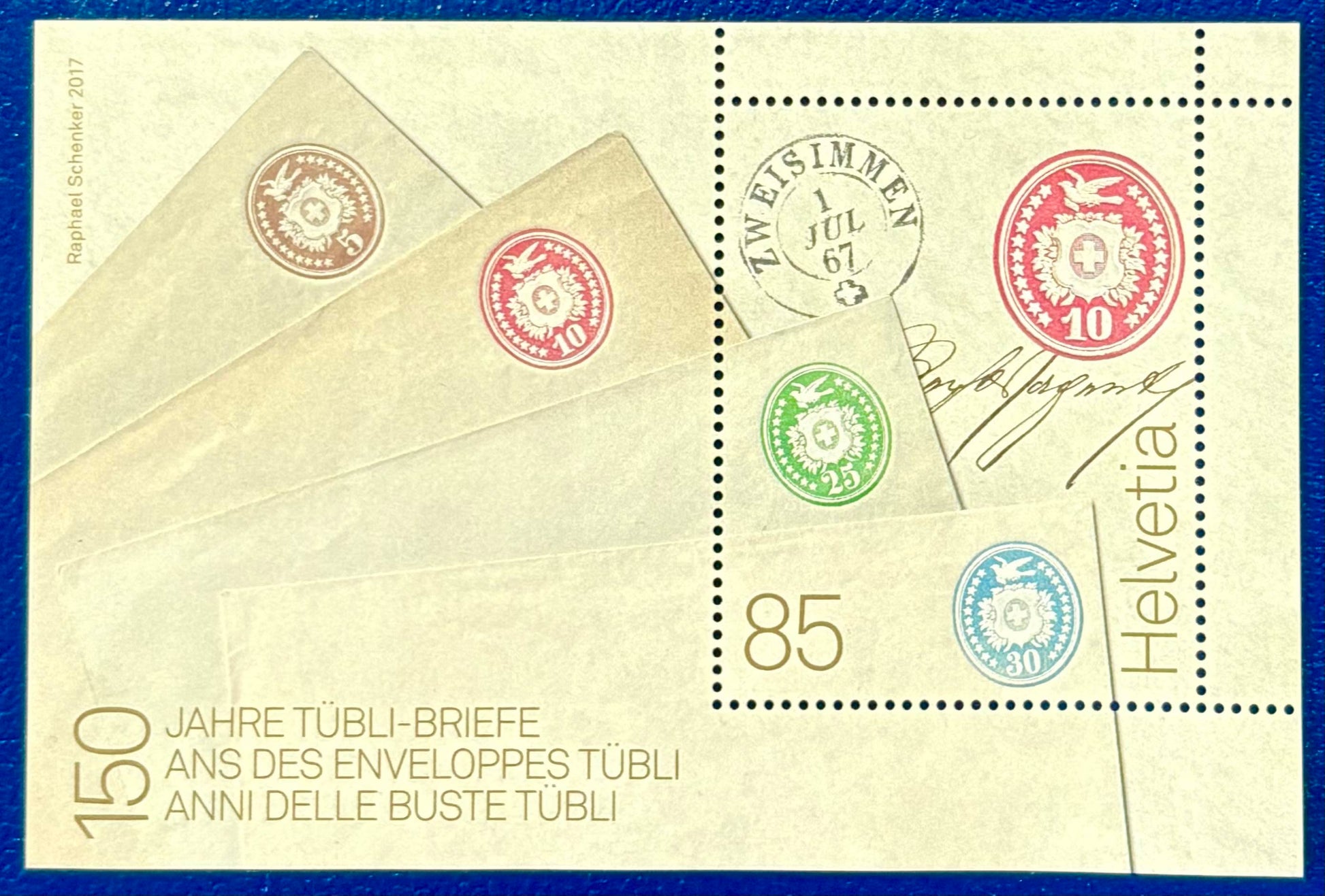 Schweiz Block 66 – 150 Jahre Tüblibriefe