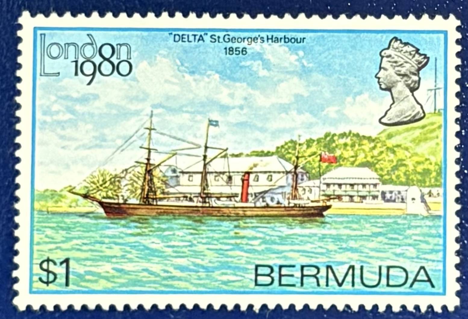 Bermuda – Michel-Nr. 384 „Delta“ (Schiff) – postfrisch