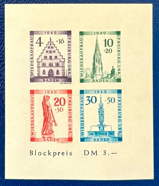 Der ungezähnte Freiburg - Block
