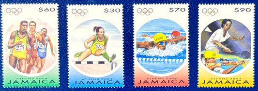 Jamaika - 4 Werte postfrisch "100 Jahre FIFA"