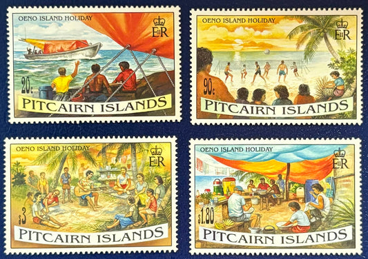 Pitcairn - 4 Werte postfrisch "Freizeit auf der Insel Oeno"