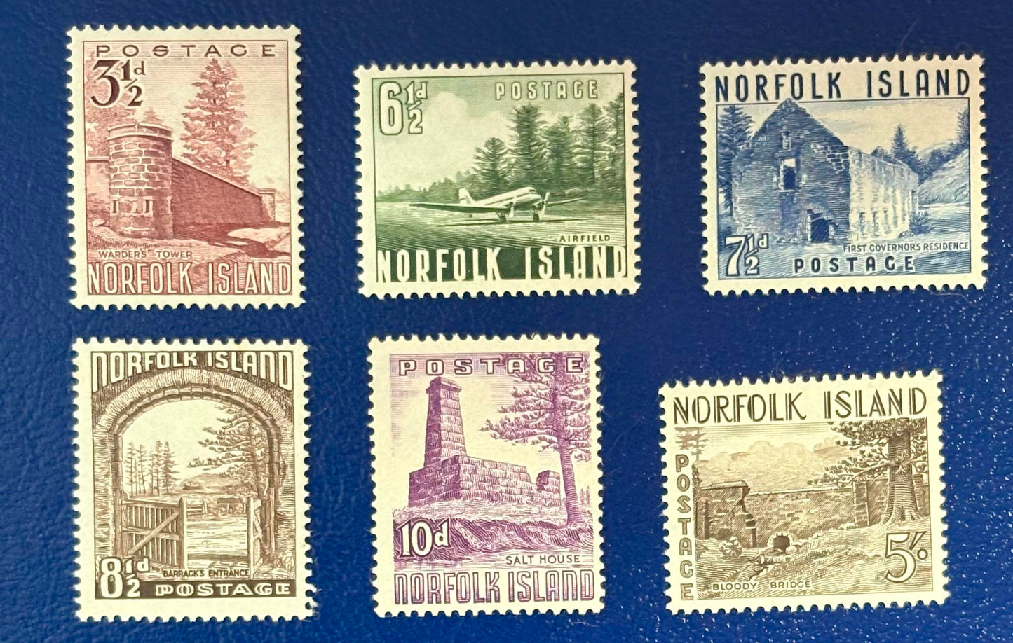 Norfolk Inseln, Freimarken von 1953