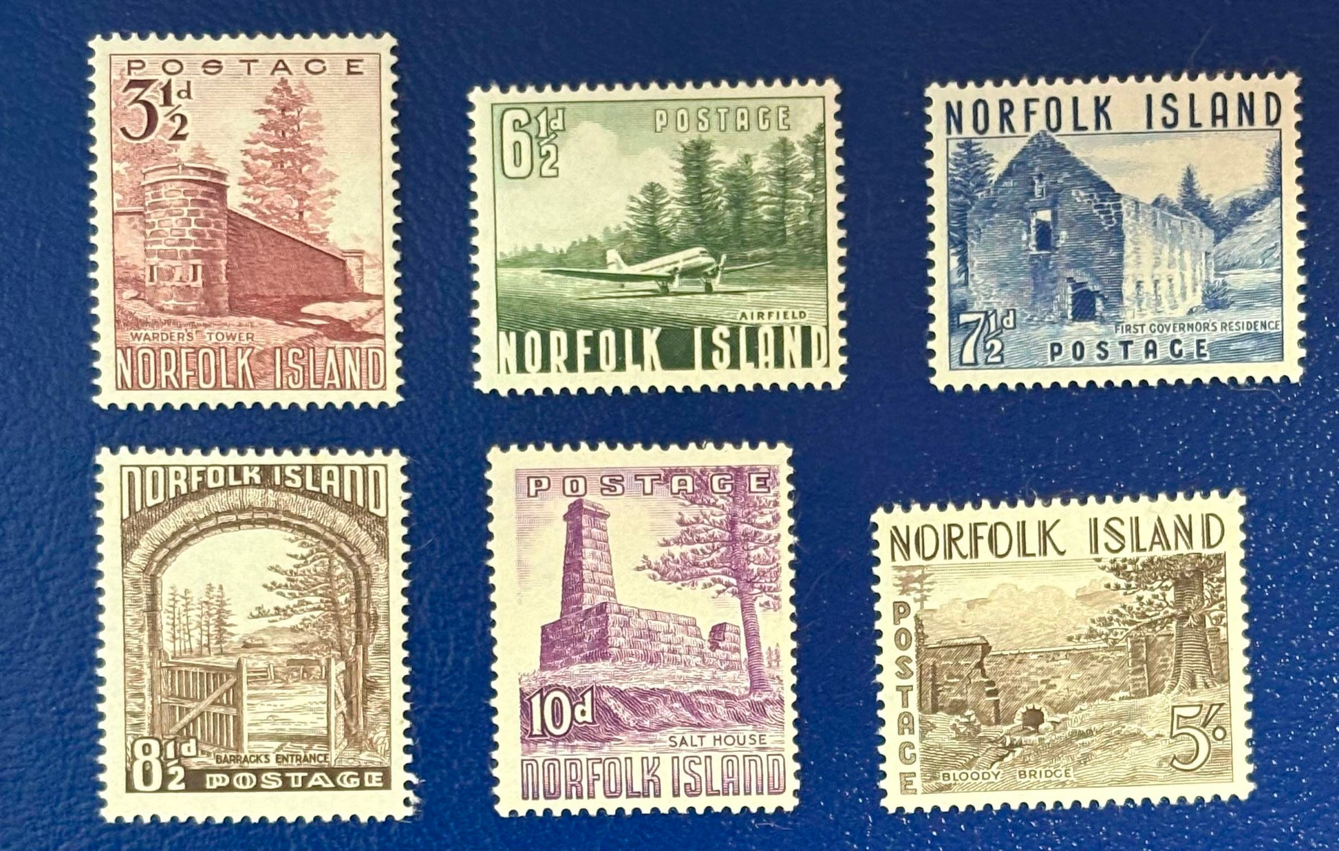 Norfolk Inseln, Freimarken von 1953