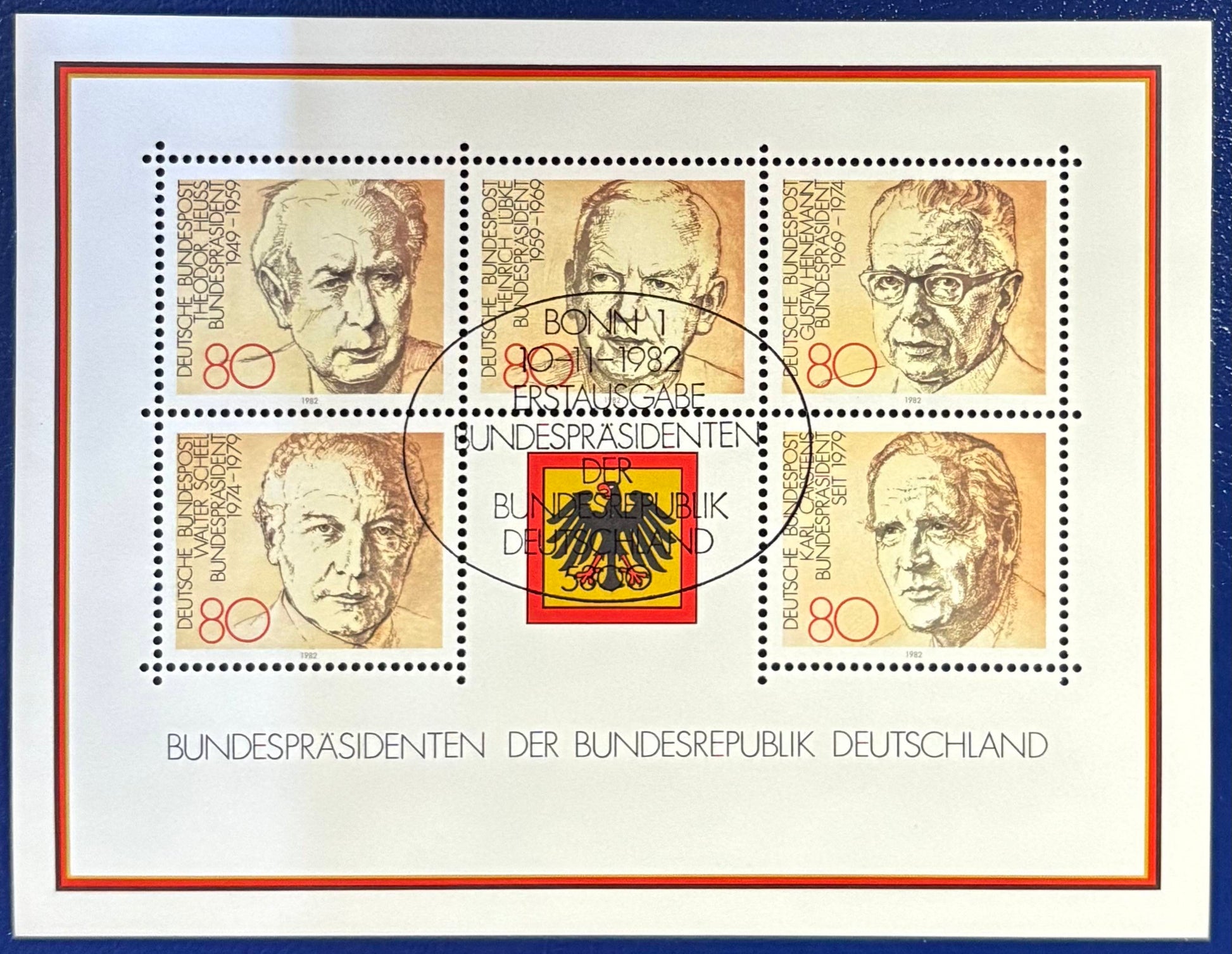 Bundesrepublik Deutschland – Block 18 „Bundespräsidenten“ (gestempelt)