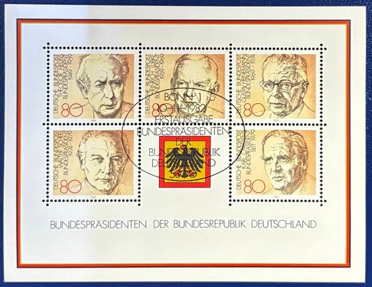 Bundesrepublik Deutschland – Block 18 „Bundespräsidenten“ (gestempelt)