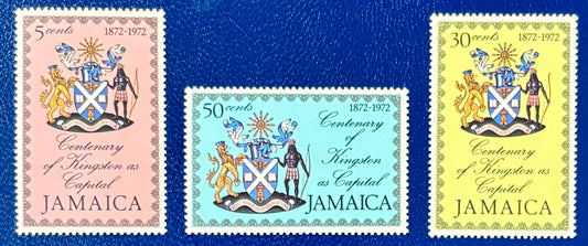 Jamaika - 3 Werte postfrisch "Kingston"