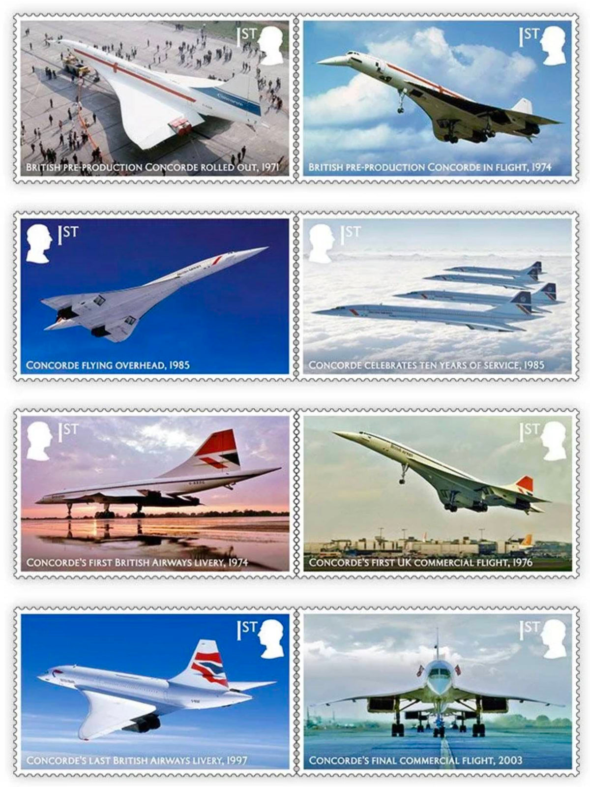 Großbritannien - Concord Briefmarkenserie NEUHEIT 2026 postfrisch 