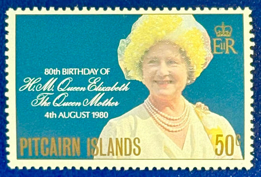 Pitcairn - 1 Wert postfrisch "50. Geburtstag von Königinmutter Elisabeth"