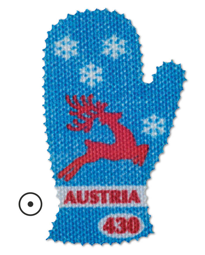 Österreich -Winter-Marke: Fäustling - Briefmarke postfrisch