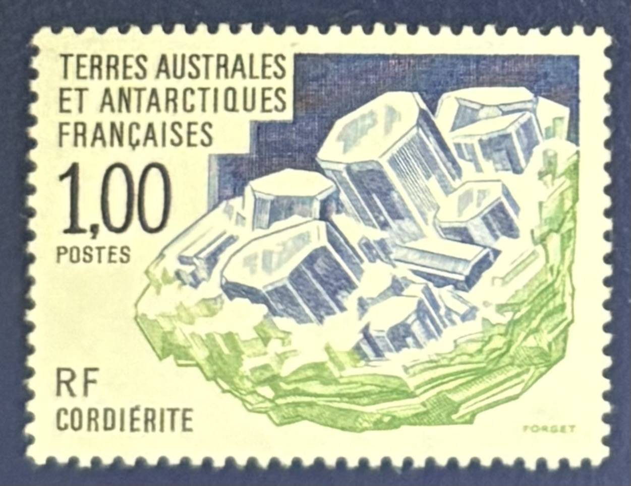Französische Gebiete in der Antarktis - Einzelwert "Mineralien"