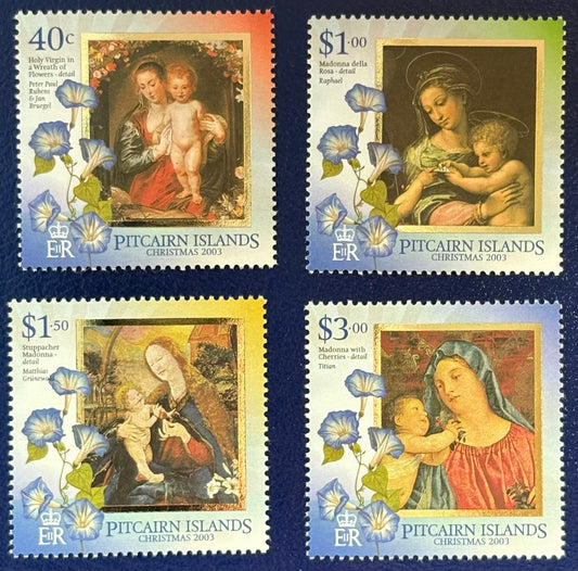 Pitcairn - 4 Werte postfrisch "Gemälde - Weihnachten"