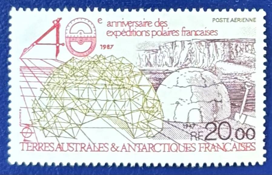 Französische Gebiete in der Antarktis - Einzelwert postfrisch 40. Jahrestag der französischen Polarexpedition