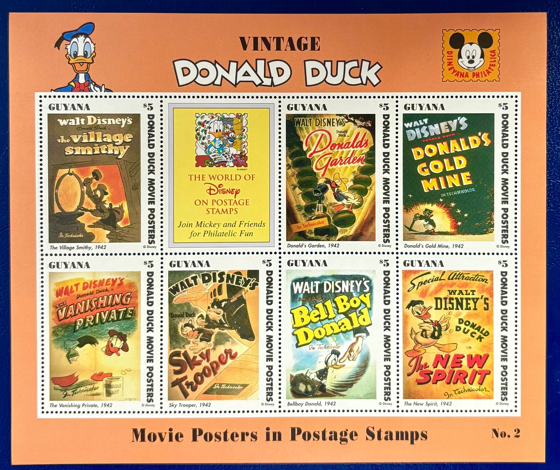 Kleinbogen Donald Duck Filmplakate