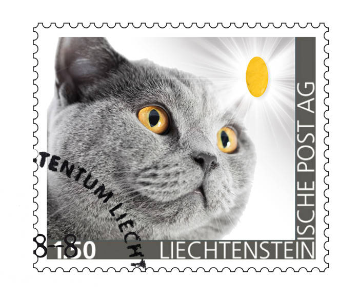 Liechtenstein -Edelsteine der Philatelie: BERNSTEIN - Briefmarke gestempelt