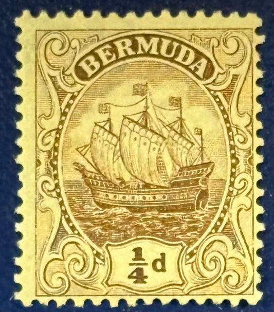 Bermuda eine Marke von 1912