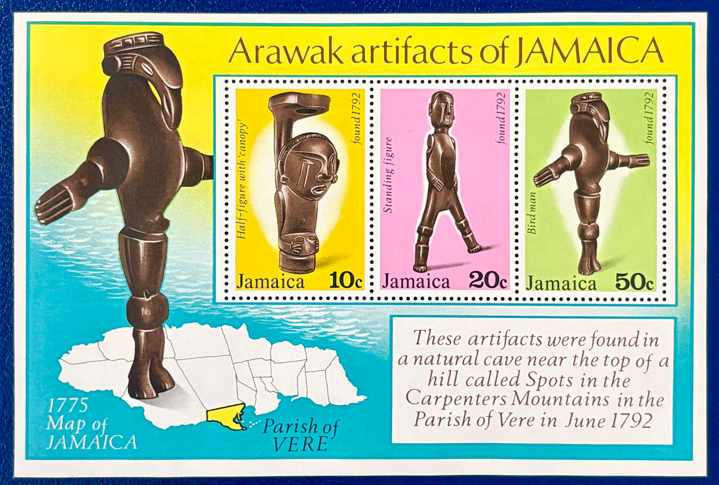 Jamaika - Block 14 - Arawak-Kunsthandwerk