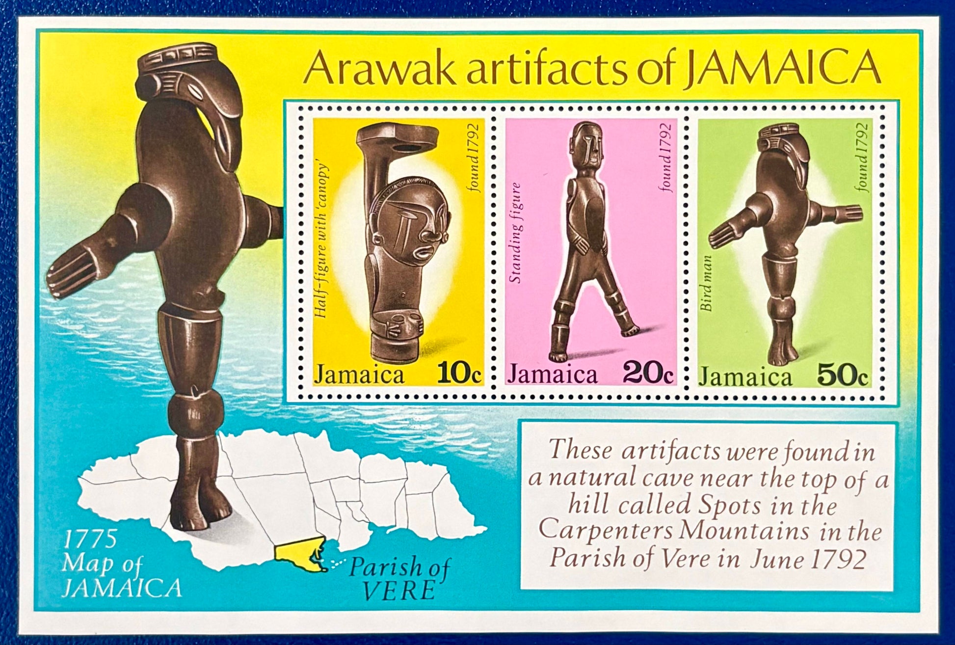 Jamaika - Block 14 - Arawak-Kunsthandwerk