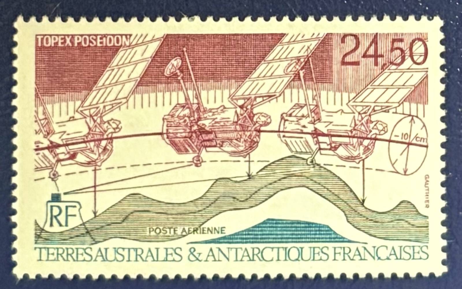 Französische Gebiete in der Antarktis - Einzelwert "Satellit Topex Poseidon""