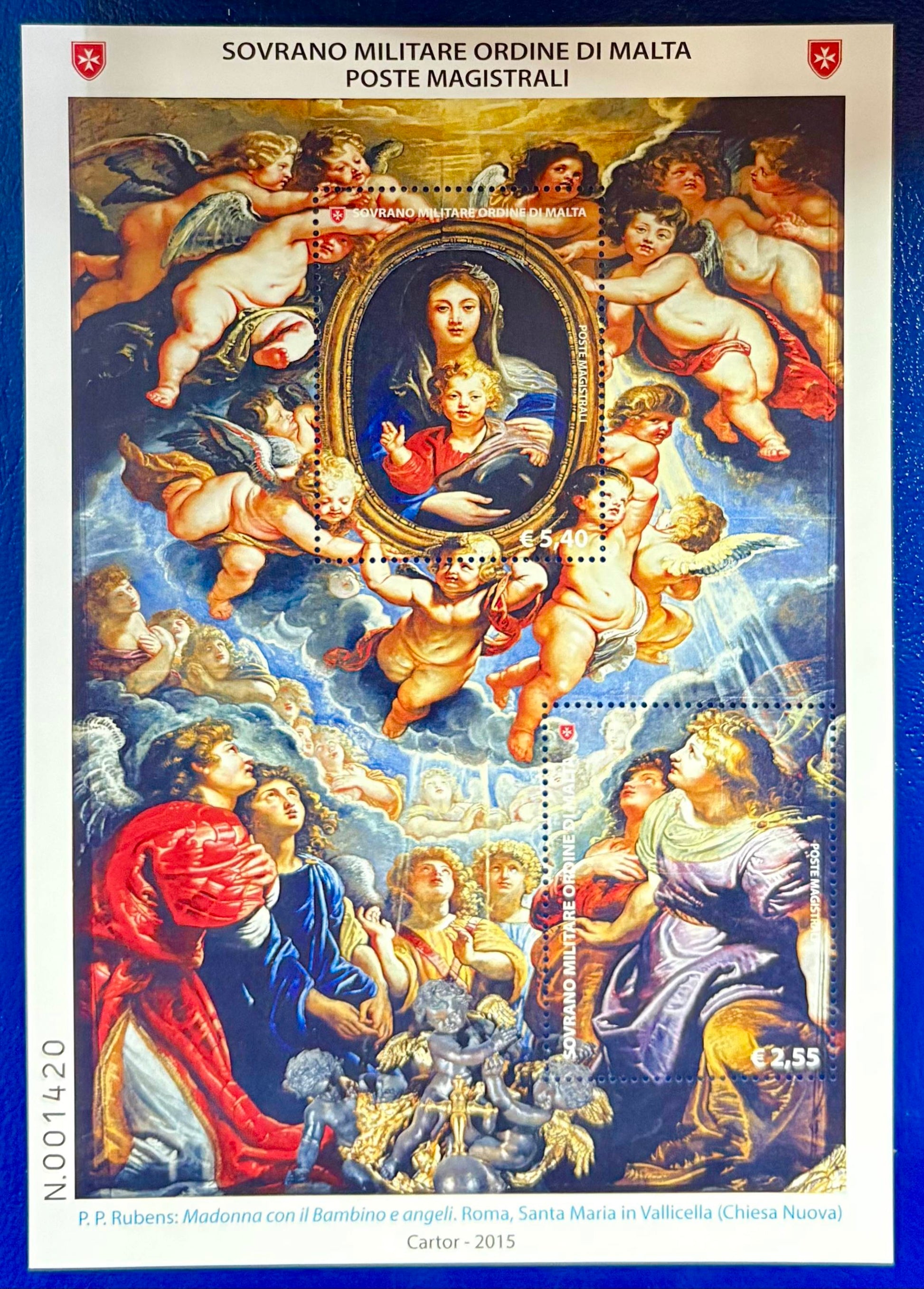Rubensgemälde Madonna mit Kindern und Engeln