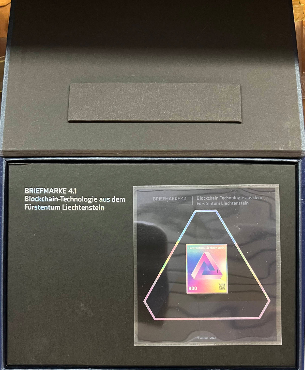 Liechtenstein - LIECHTENSTEIN 2022 – TECHNOLOGIE „BRIEFMARKE 4.1“  BLOCK 46 II – UNGEZÄHNT