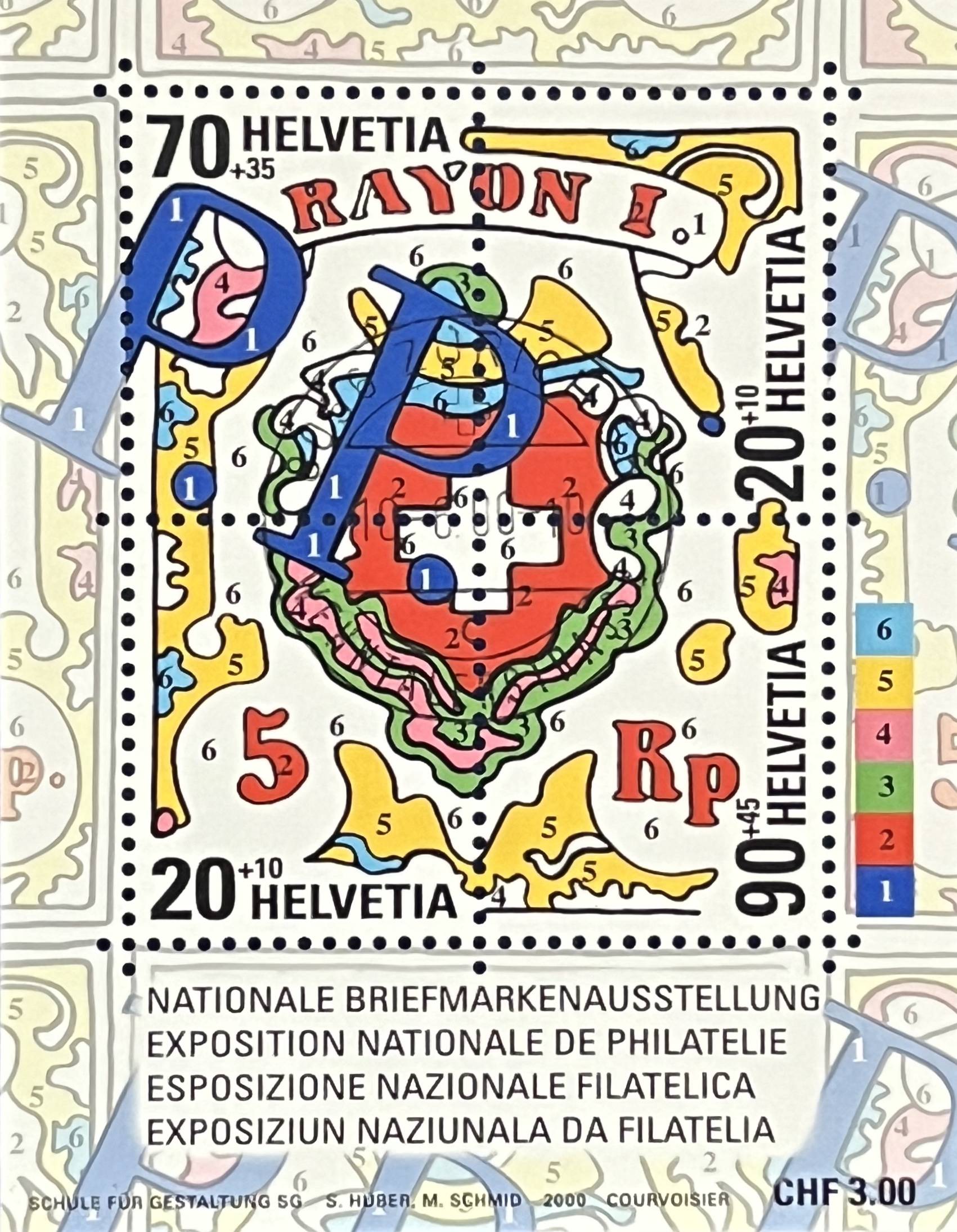 Schweiz Blockausgabe – Katalog-Nr. 30 – Nationale Briefmarkenausstellung NABA 2000 St. Gallen – gestempelt