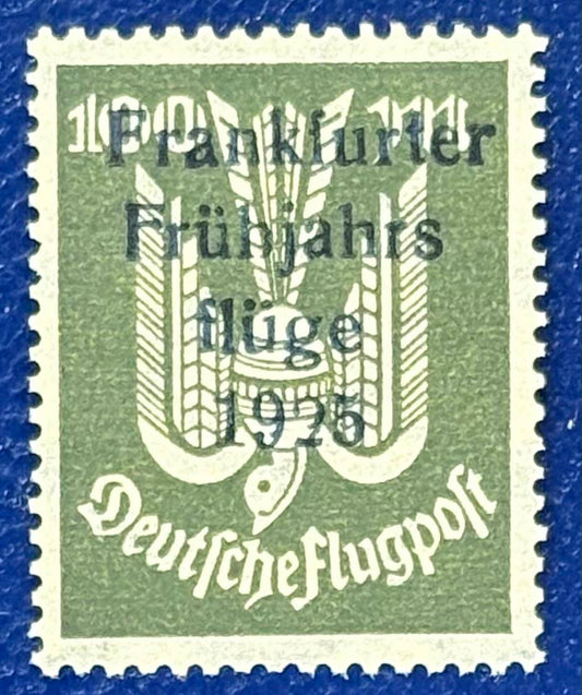 Flugmarke 100 Mark, 1925  Frankfurter Frühjahrsflüge
