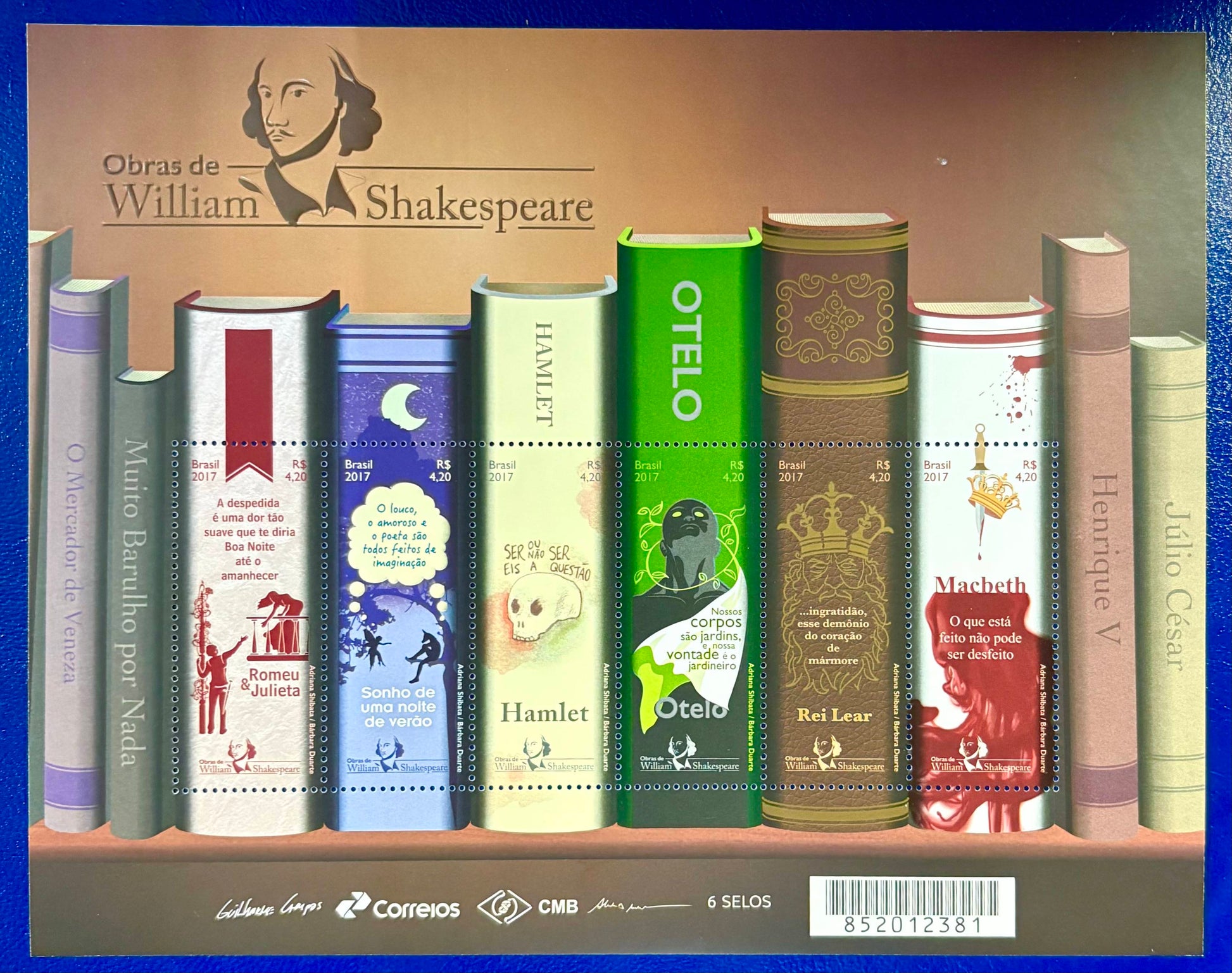 Brasilien - Blockausgabe Shakespeare