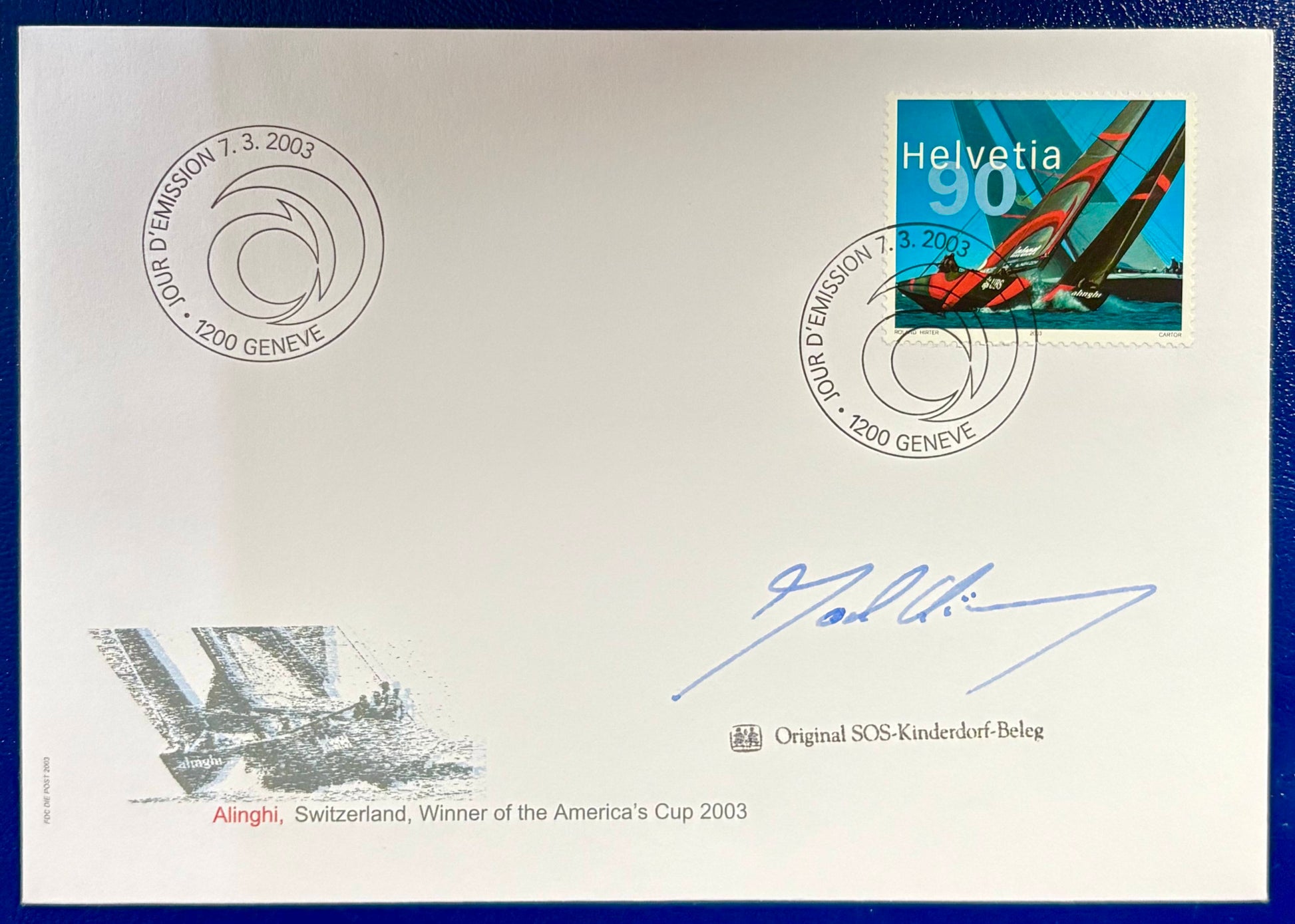 Schweiz - Ersttagsbrief Alinghi