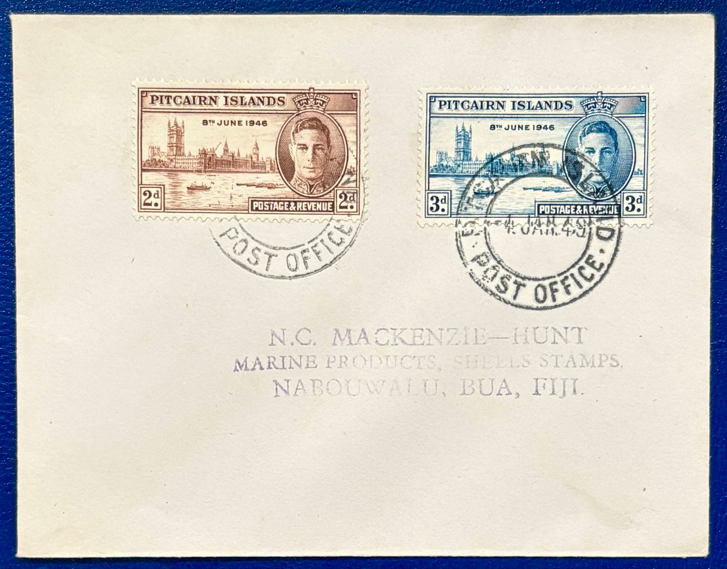 Klassicher Brief von der Pitcairn Insel