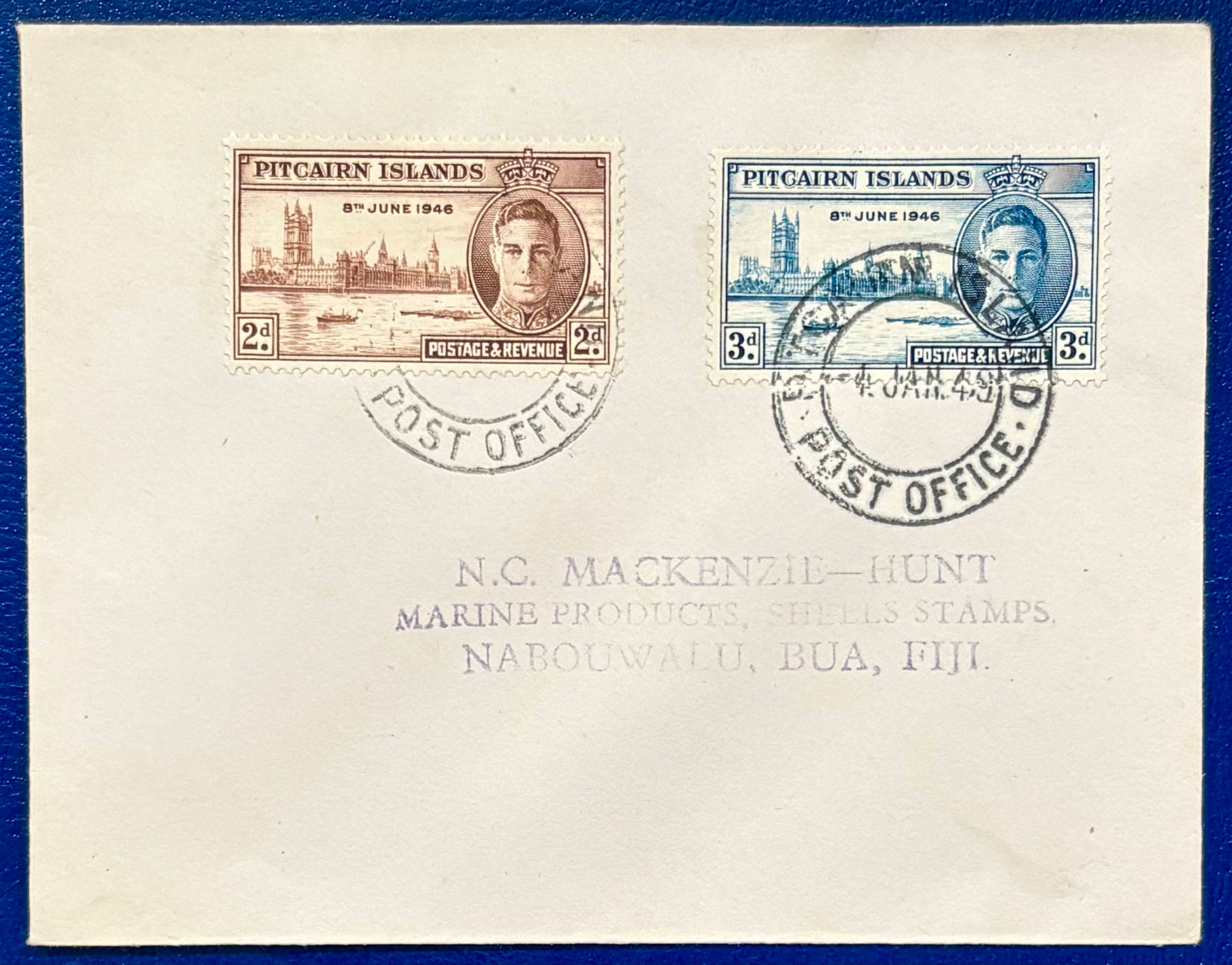 Klassicher Brief von der Pitcairn Insel