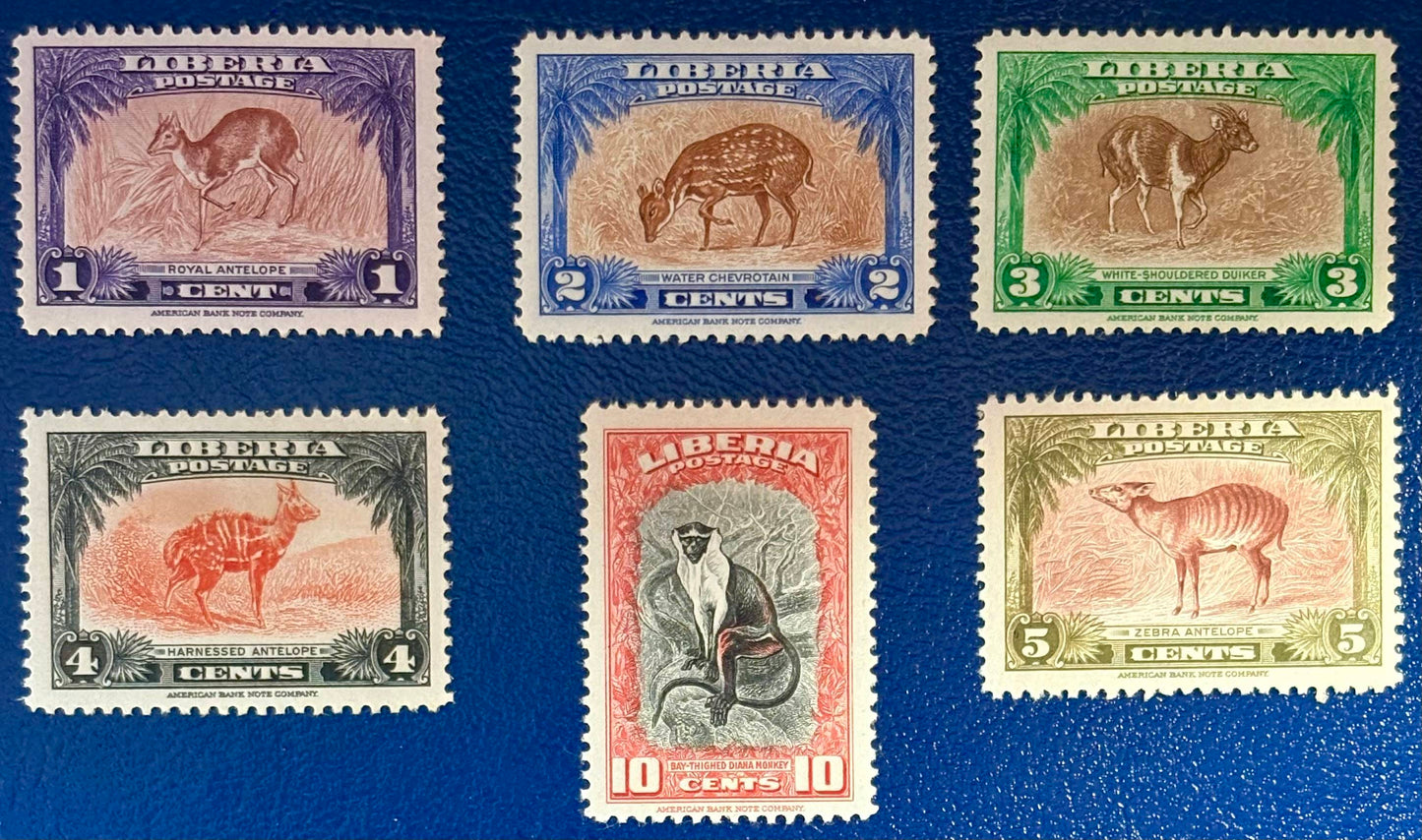 Klassische Freimarken aus dem Jahr 1942