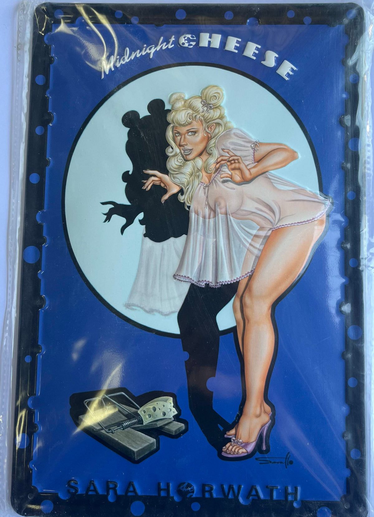 Blechschild -Midnight Heese – ein Blickfang mit Charakter!