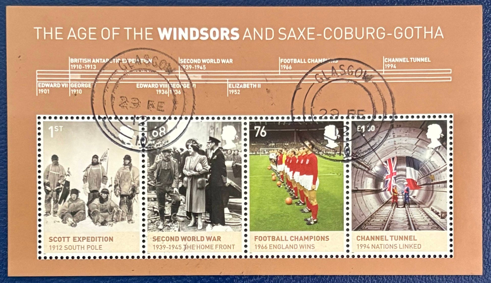 Großbritannien - Block 72 "Königshaus Windsor" gestempelt