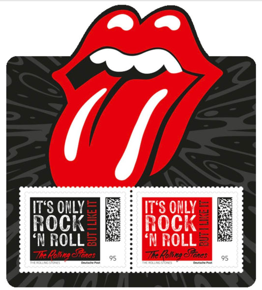 Der einzigartige Rolling Stones Block der Deutschen Post