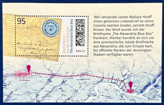 Block Alexandria "Blue Boy" und der Liebesbrief
