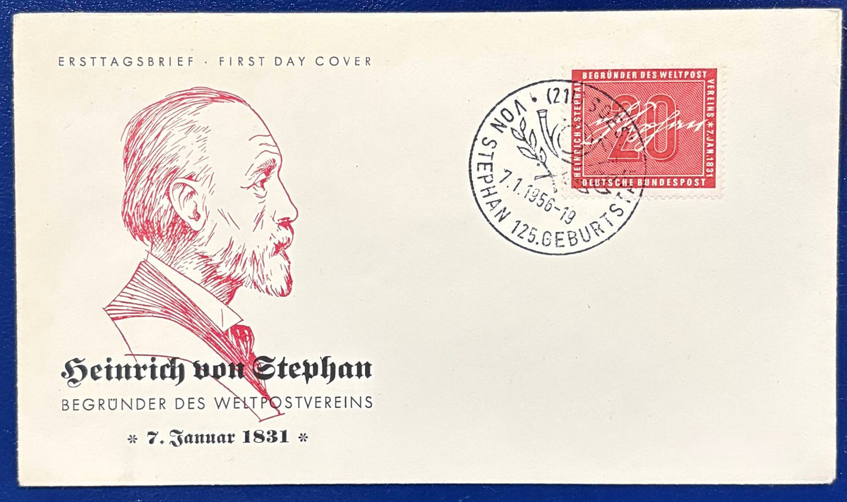 Heinrich von Stephan Ersttagsbrief