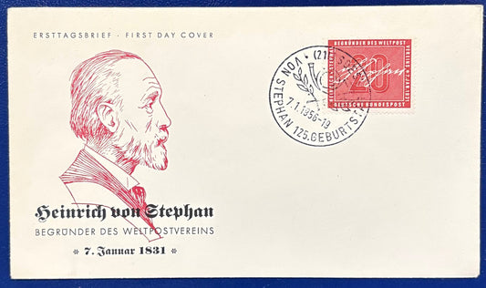 Heinrich von Stephan Ersttagsbrief