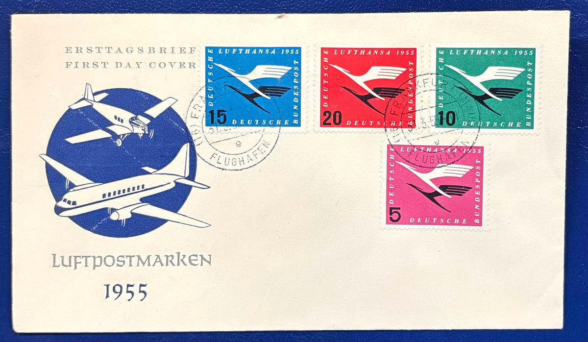 Deutsche Lufthansa  Ersttagsbrief von 1955