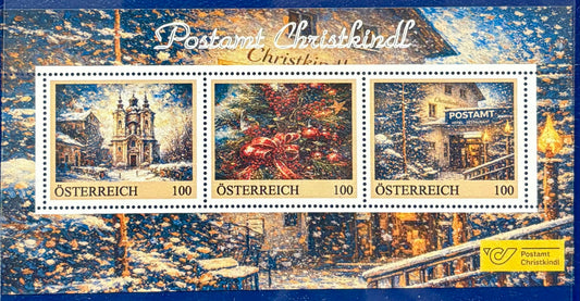 Der "Postamt Christkindl" Weihnachtsblock