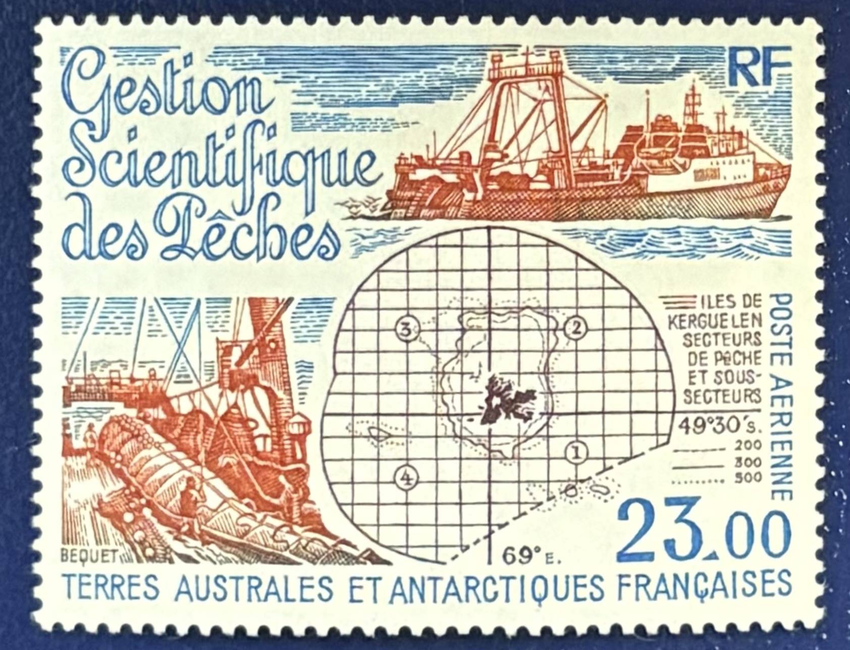 Französische Gebiete in der Antarktis - Einzelwert "Wissenschaftliche Bewirtschaftung der Fischbestände"