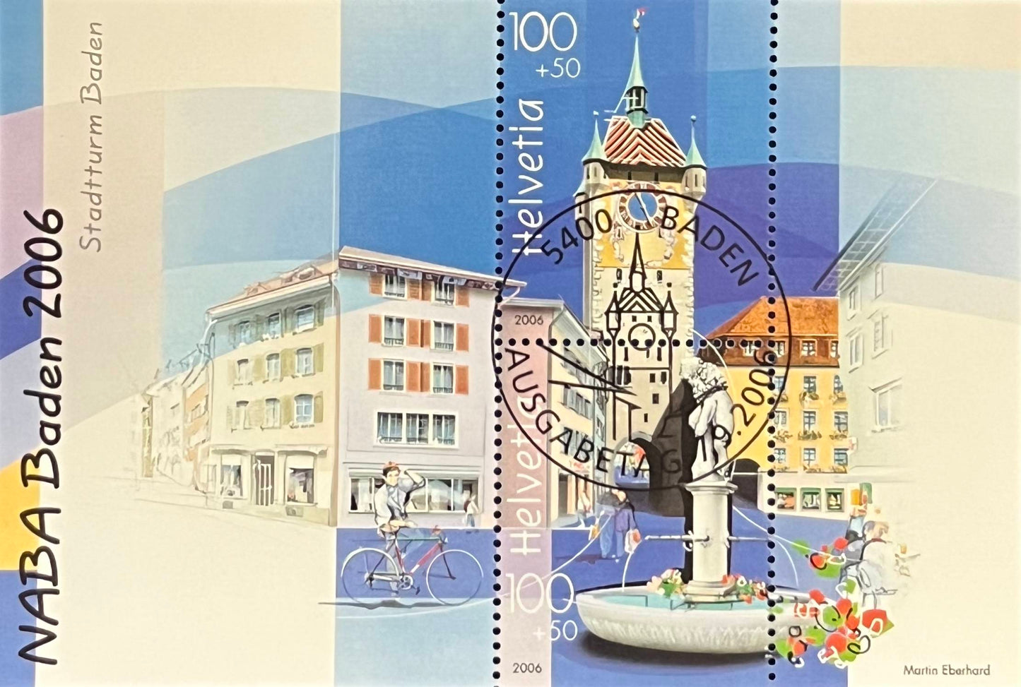 Schweiz Blockausgabe Michel-Nr. 41 – „Nationale Briefmarkenausstellung NABSA '06“ – gestempelt
