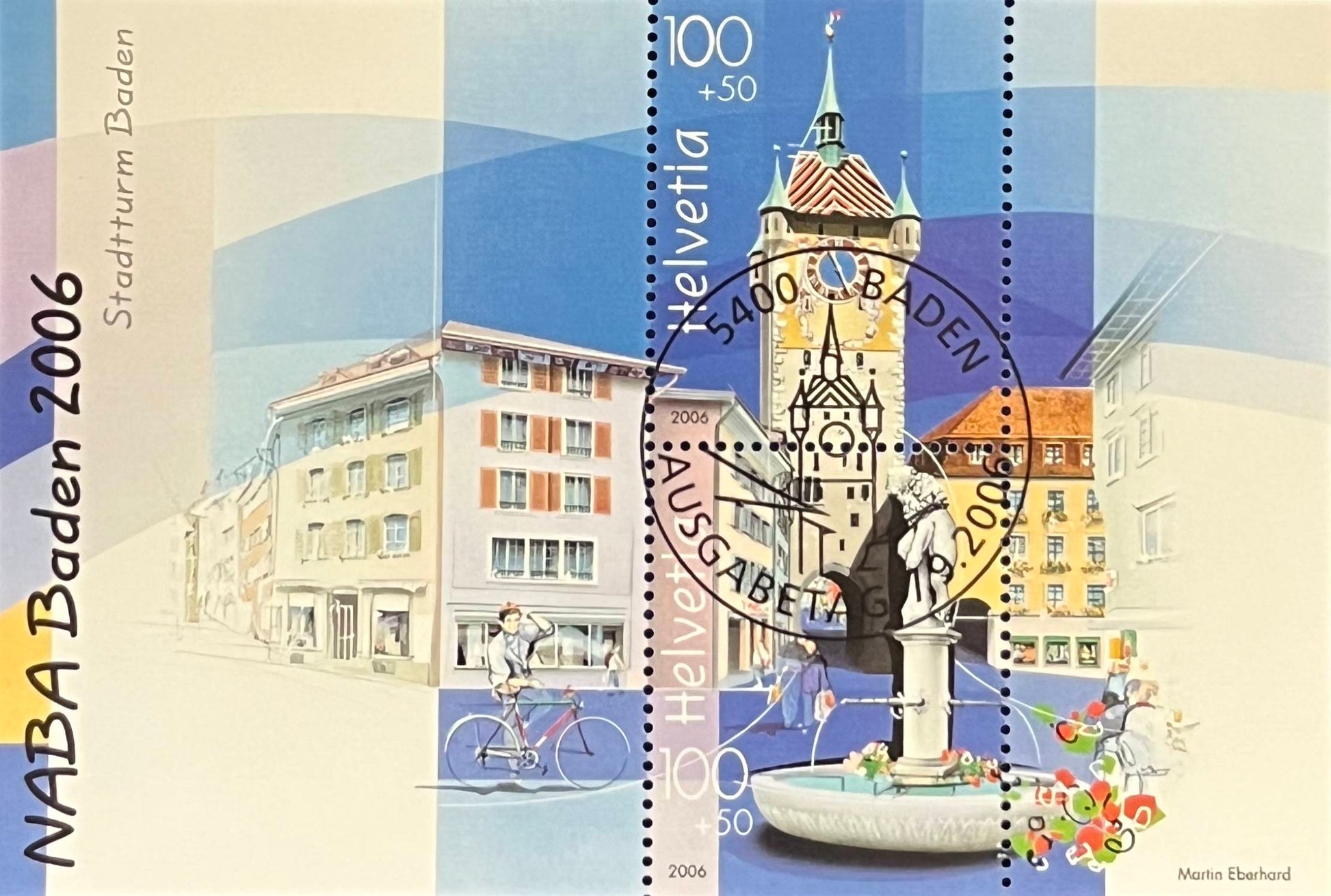 Schweiz Blockausgabe Michel-Nr. 41 – „Nationale Briefmarkenausstellung NABSA '06“ – gestempelt