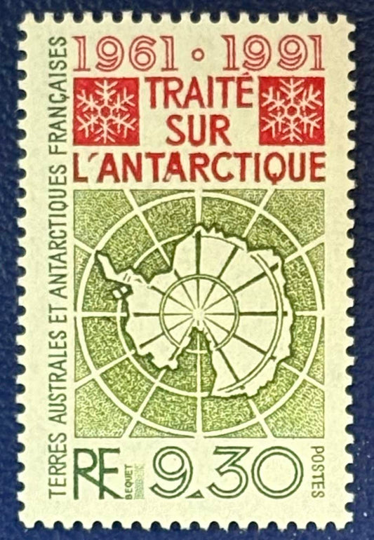Französische Gebiete in der Antarktis - Einzelwert "30 Jahre Antarktisvertrag"