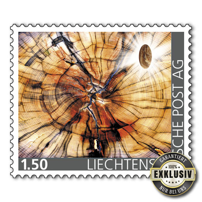 Edelsteine der Philatelie: DENDROLITH-Briefmarke postfrisch, Liechtenstein